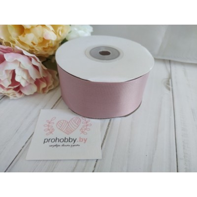 Лента репсовая 40 мм, цвет пенка №234